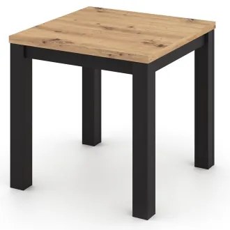 Rozkladací jedálenský stôl ZARO dub artisan/čierny