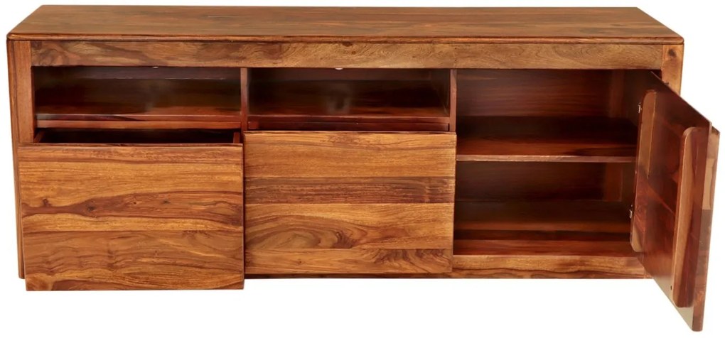 furniture-nabytek.cz - Stolík pod tv masív z dreva palisander 160x60x45