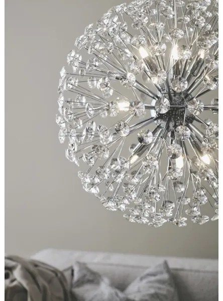 Markslöjd 108101 - Krištáľový luster na lanku BOLID 9xG9/20W/230V