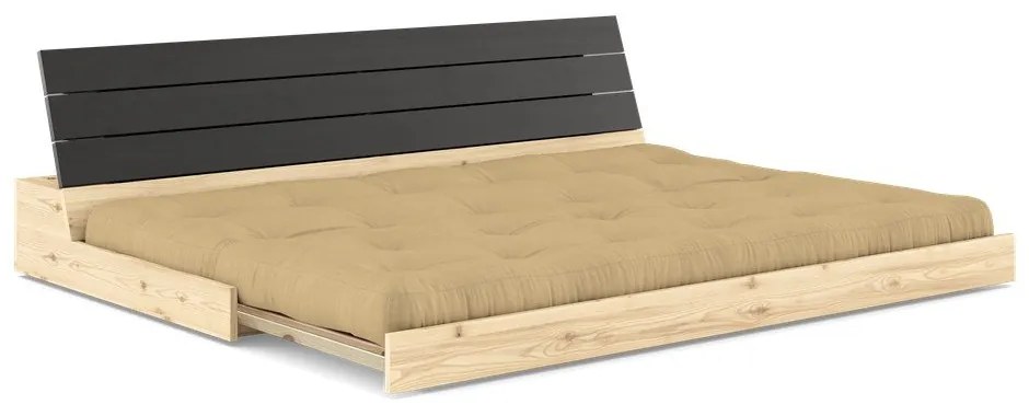 Rozkladacia pohovka v horčicovej farbe 196 cm Base – Karup Design