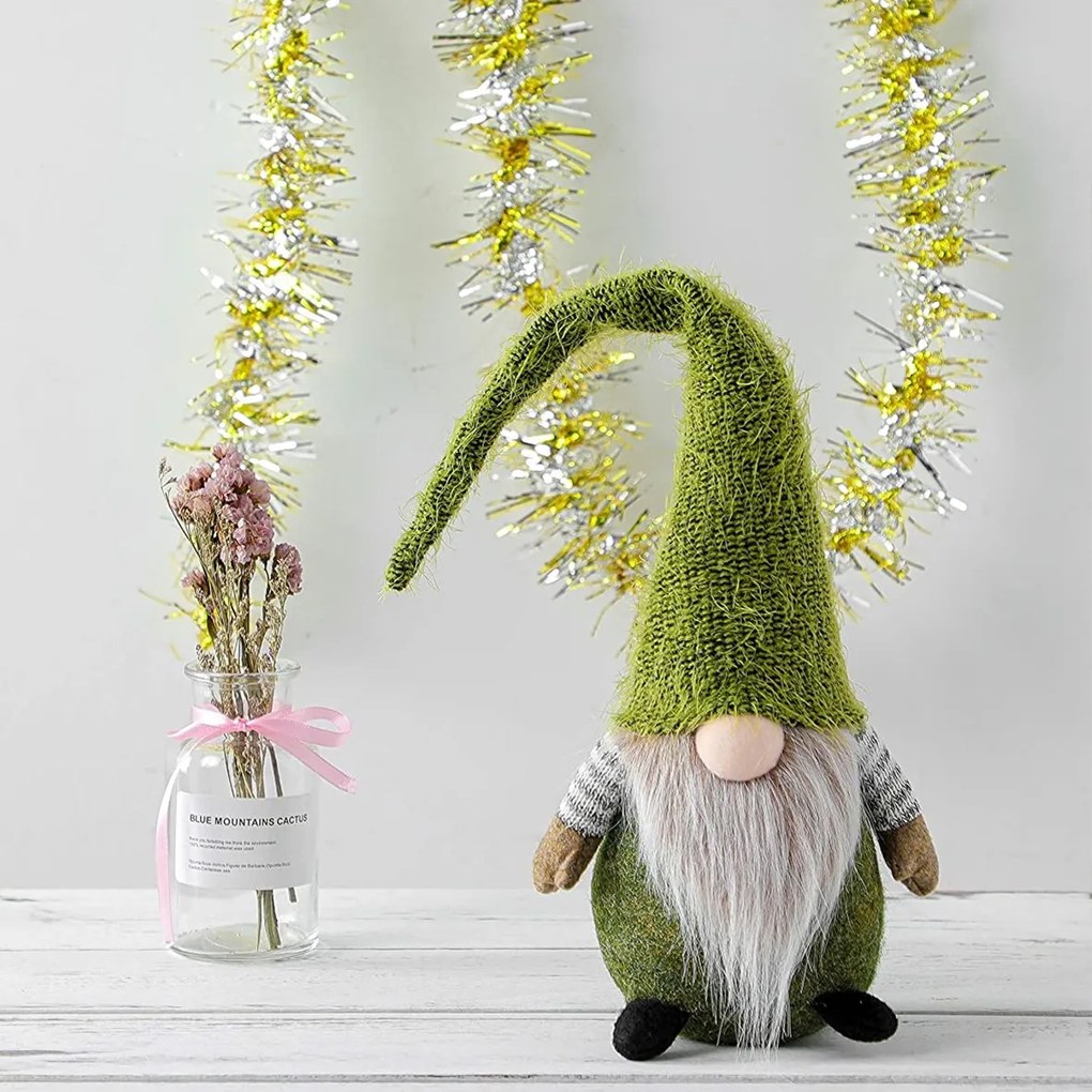 Vánoční skřítek ELF 029 - 50 cm zelený
