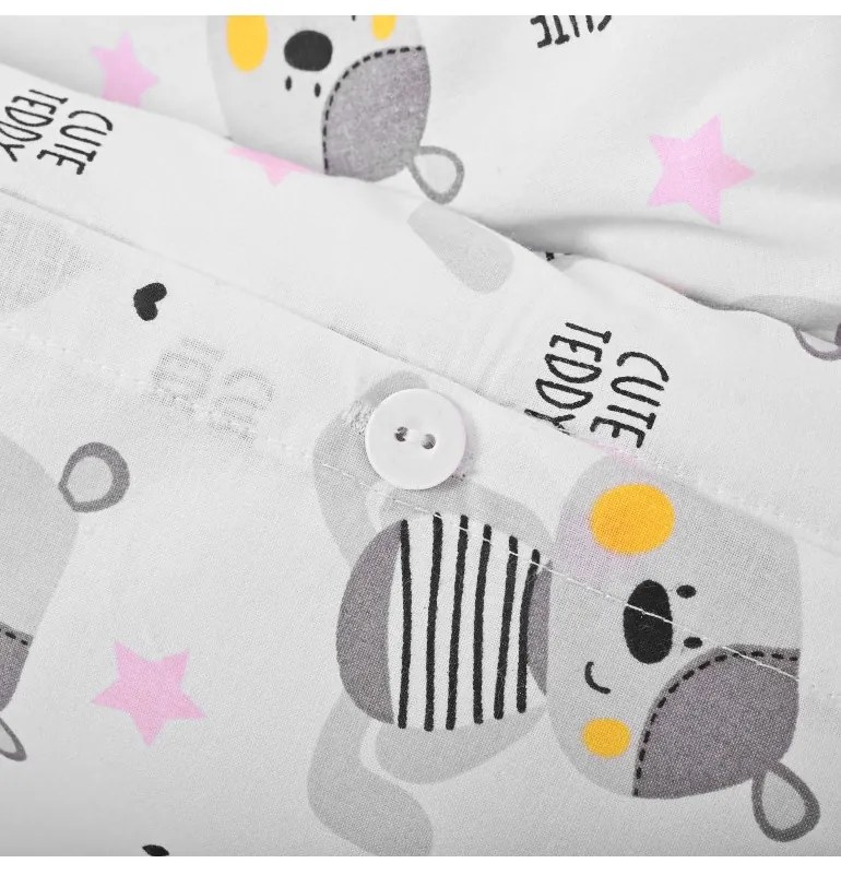 Obliečky detské bavlnené Teddy EMI, Detský set 90x130 + 45x65