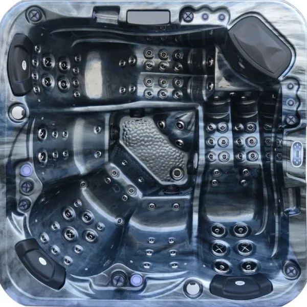 Akrylátová vírivka Spring Spring cappucino se šedou bočnicí