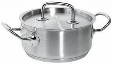 ZURA PROFI Hrniec nízky nerezový 12L s pokrievkou