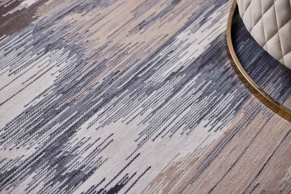 Ručne viazaný kusový koberec Apollo DESP P92 Charcoal, 160x230, šedá, chodba / predsieň, Diamond Carpets India