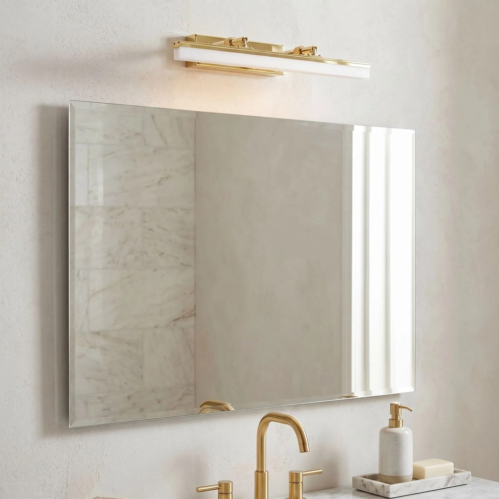 Toolight Toolight, LED nástenné svietidlo, 40cm, 6W, 4000K, 1000lm, APP1872-1W, Zlatá, OSW-60985