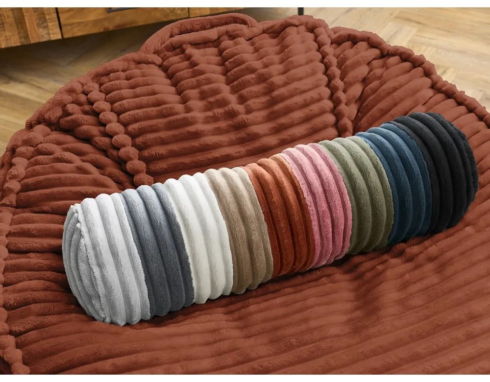 Menčestrový sedací vak v tehlovej farbe Socrate – Bobochic Paris