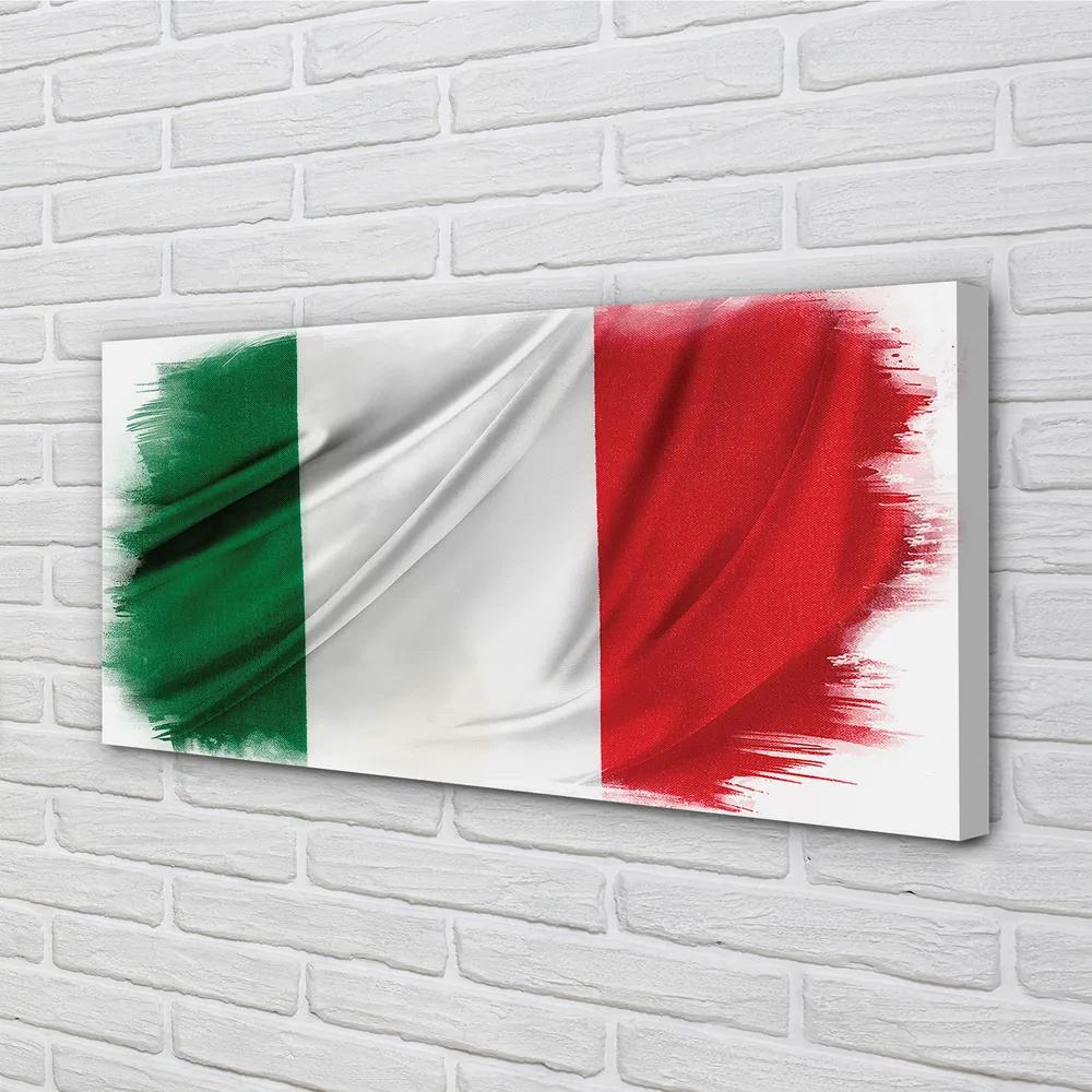 Obraz canvas flag taliansko 125x50 cm