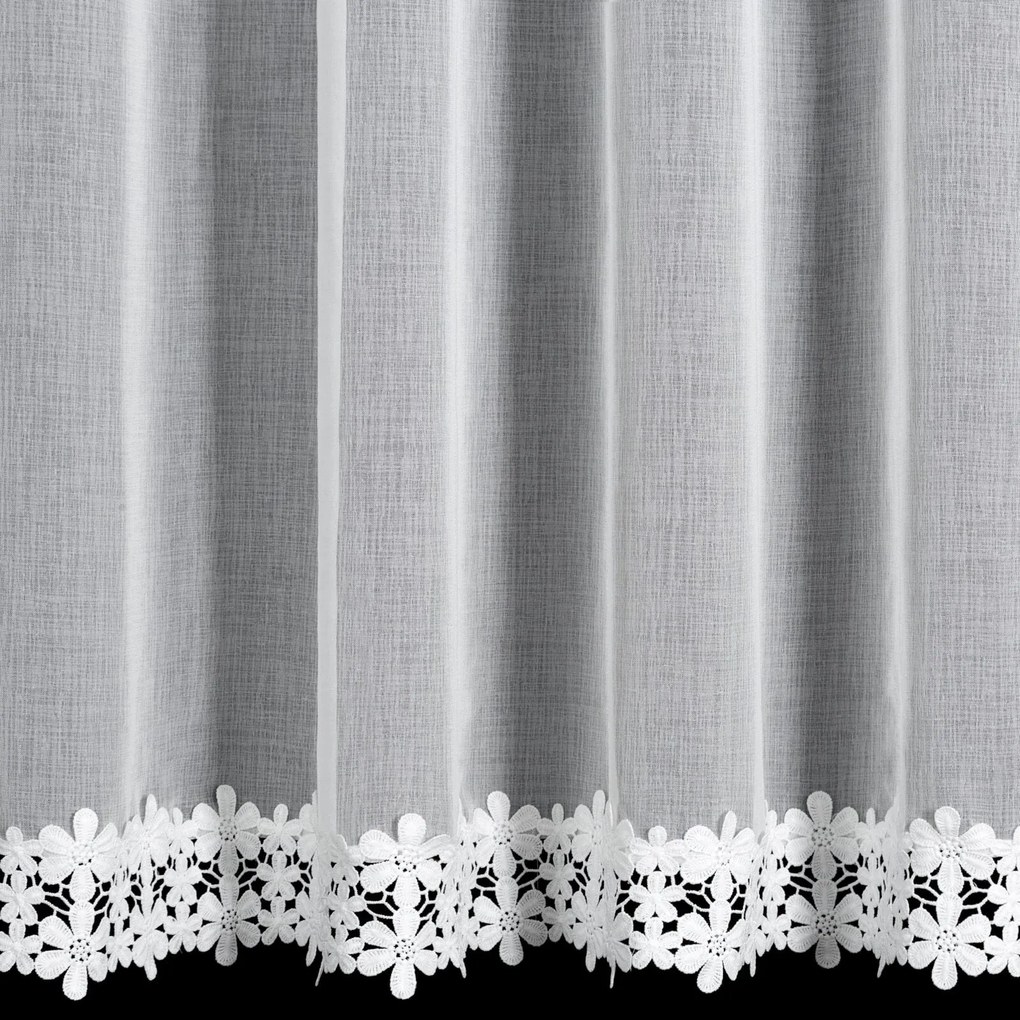 ZÁCLONA NA PÁSKE KAJA 350X155 CM CM BIELA