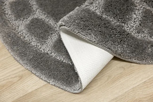 Kúpeľňový koberček OCEAN sivý ovál