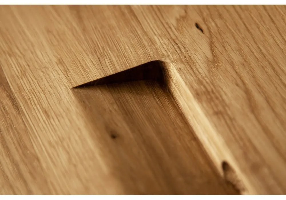 Toaletný stolík z dubového dreva 120x53 cm Golo - The Beds