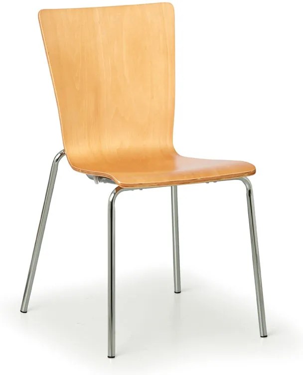 Drevená stolička CALGARY, prírodný, ks