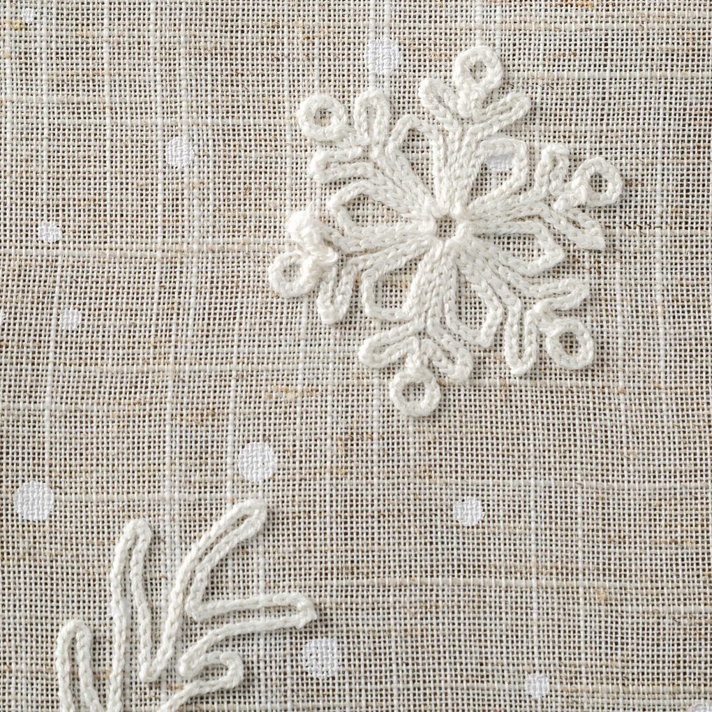 VIANOČNÝ OBRUS DEER 85X85 CM VZOROVANÁ