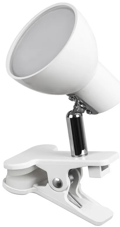 Rabalux NOAH LED lampička s klipom 5W | 360lm | 3000K - biela