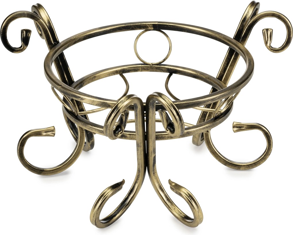 STOJAN NA KVETINÁČ SHANE 21X38 CM ZLATÁ