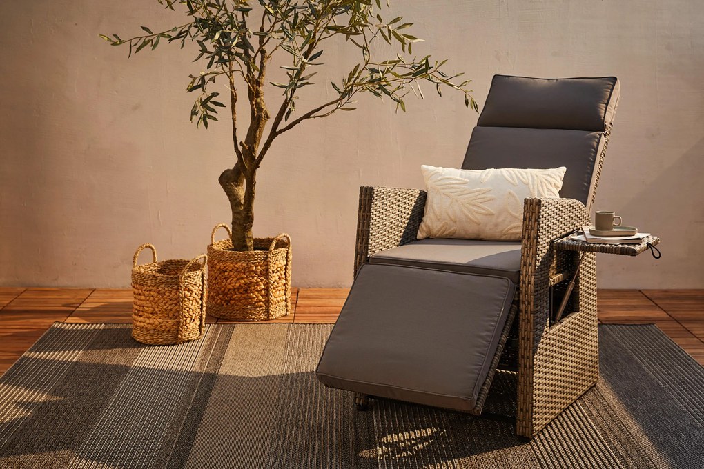 XXXLutz ZÁHRADNÉ RELAXAČNÉ KRESLO, kov, plast, textil Ambia Garden - Online Only záhrada - 002306001101