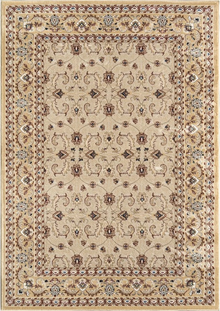 Angel Carpet, Kusový koberec Sultan 26 Beige, 240x340, béžová, kancelária