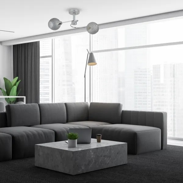 Prisadený luster OAKLAND 2xE27/60W/230V