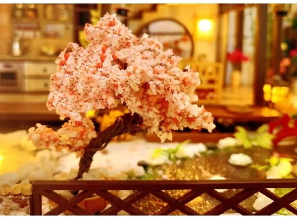 2Kids Toys - Miniatúrny dom Honosná sakurová vila 2xAAA