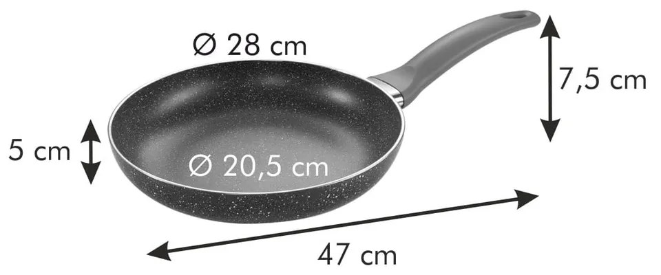 Panvica ø 28 cm Manico Rosso – Tescoma