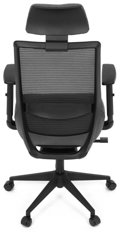 Kancelárska ergonomická stolička SENA — látka, čierna