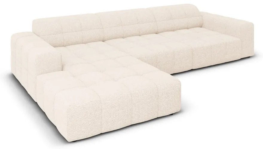Krémová rohová pohovka (ľavý roh) Chicago – Cosmopolitan Design
