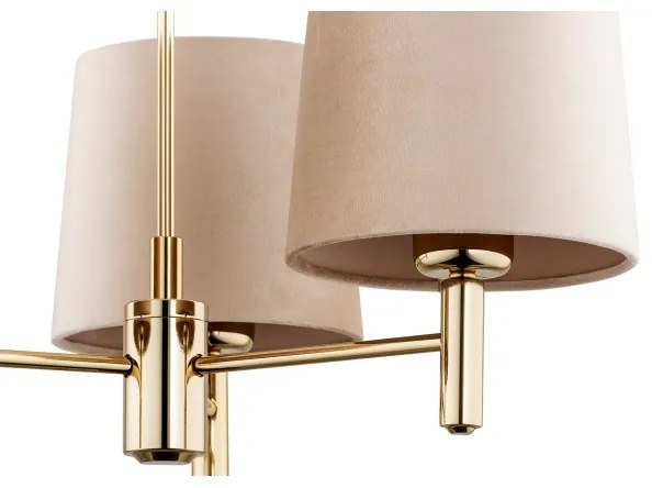 Argon 6109 - Luster na tyči PONTE 3xE27/15W/230V béžová