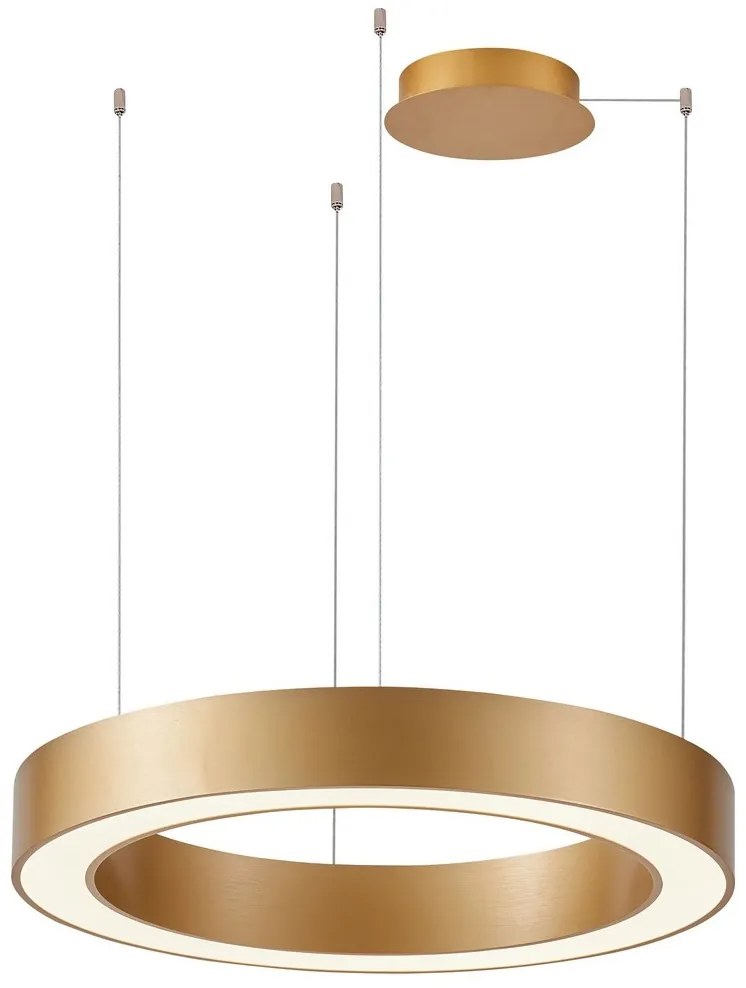 Azzardo AZ5045 - LED Stmievateľný luster na lanku MARCO LED/50W/230V zlatá + DO