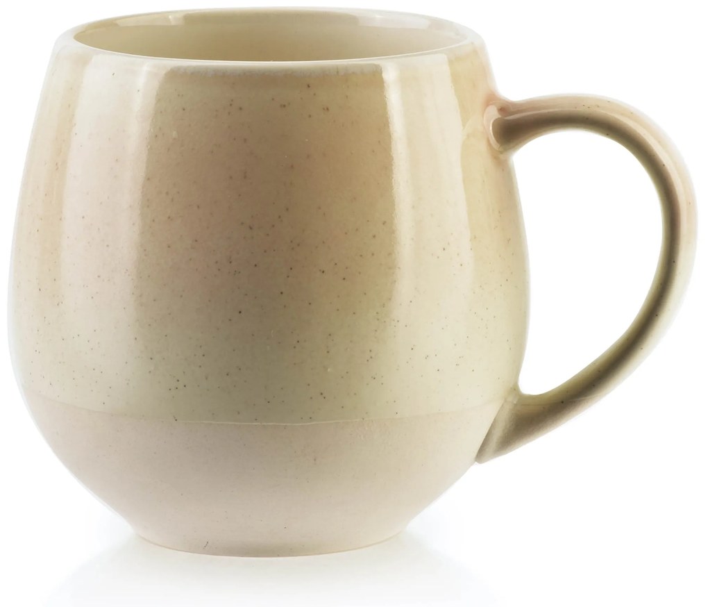 Porcelánový hrnček LOTTA BARREL 580 ml béžový