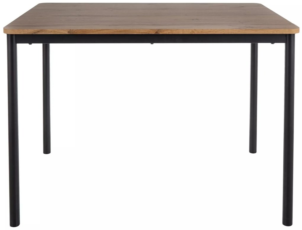 Jedálenský stôl City 110 cm dub artisan/čierny