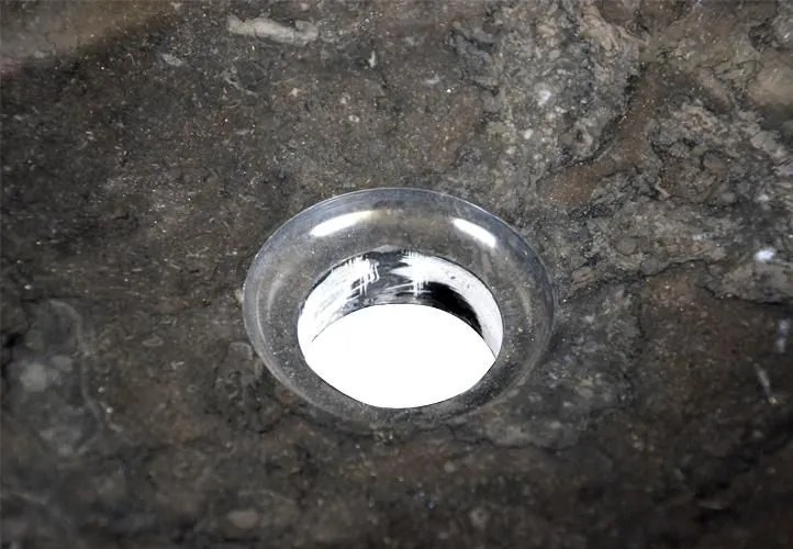 Divero umývadlo na dosku D38538 z čierneho mramoru