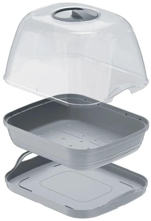 Sadbovač RESPA GREE II 25,7 cm sivý kameň