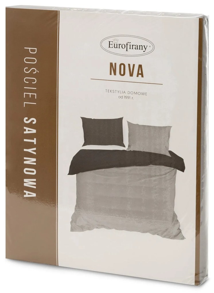SATÉNOVÉ OBLIEČKY NOVA3 140X200 CM, 1KS 70X80 CM SVETLOSIVÉ