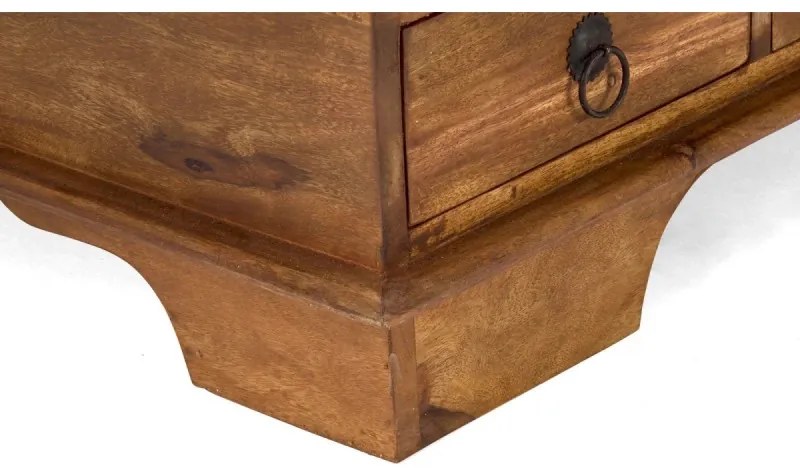 furniture-nabytek.cz - Masívny konferenčný stolík Merlin II z palisandra, lakovaný, hnedý – 110×60×45 cm