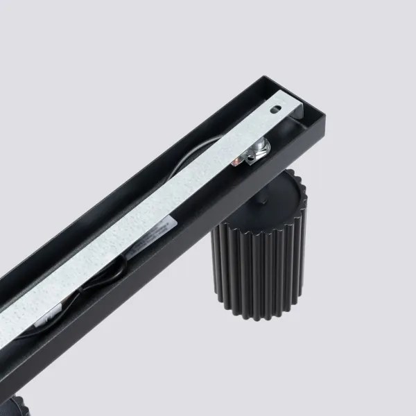 Sollux SL.1581 - Bodové svietidlo KARBON 3xGU10/10W/230V čierna