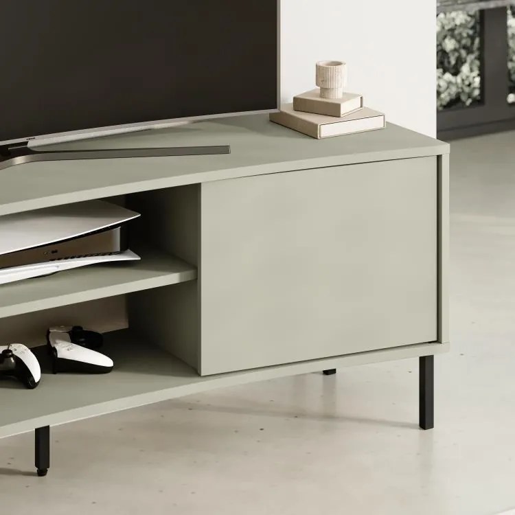 TV stolík Houseland Frem šedo-zelený