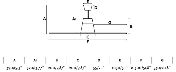 FARO 33480 - Stropný ventilátor TYPHOON IP44 pr. 130 cm biela + diaľkové ovládanie