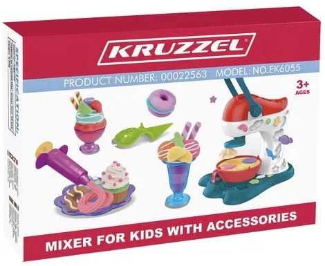 Kruzzel 22563 Stroj na vytlačování modelíny sada