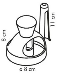 Tescoma Delícia 630047.00 Tvorítko na donuty s namáčacími kliešťami DELÍCIA