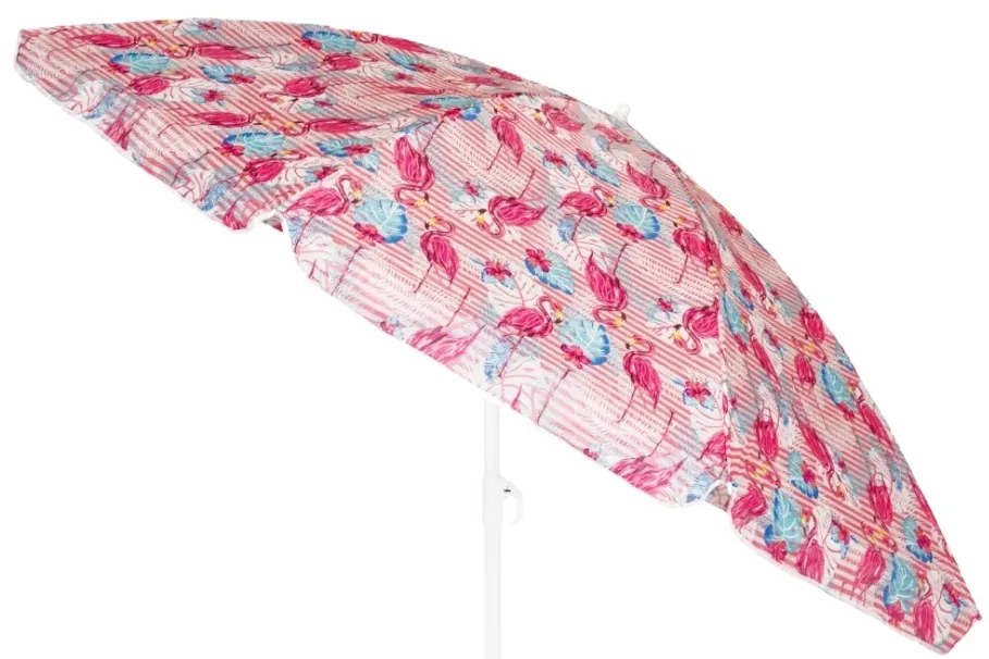 Záhradný slnečník FLAMINGO 200 cm, ružový