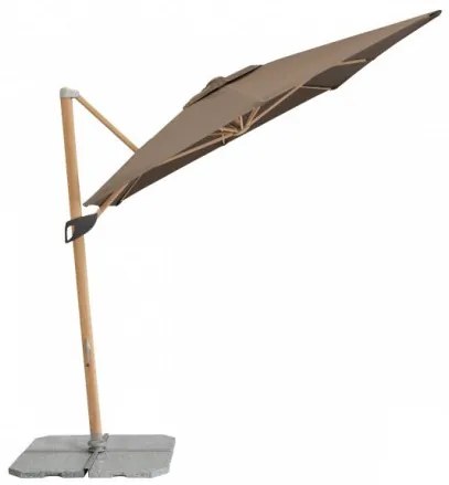 Doppler ALU WOOD 220 x 300 cm - záhradný slnečník s bočnou tyčou : Barvy slunečníků - 846