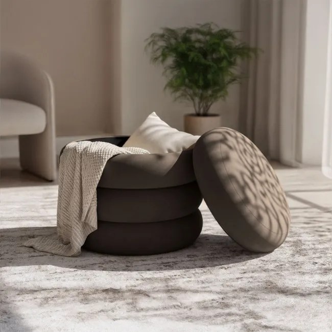 Taburetka SNUGGO hnedá