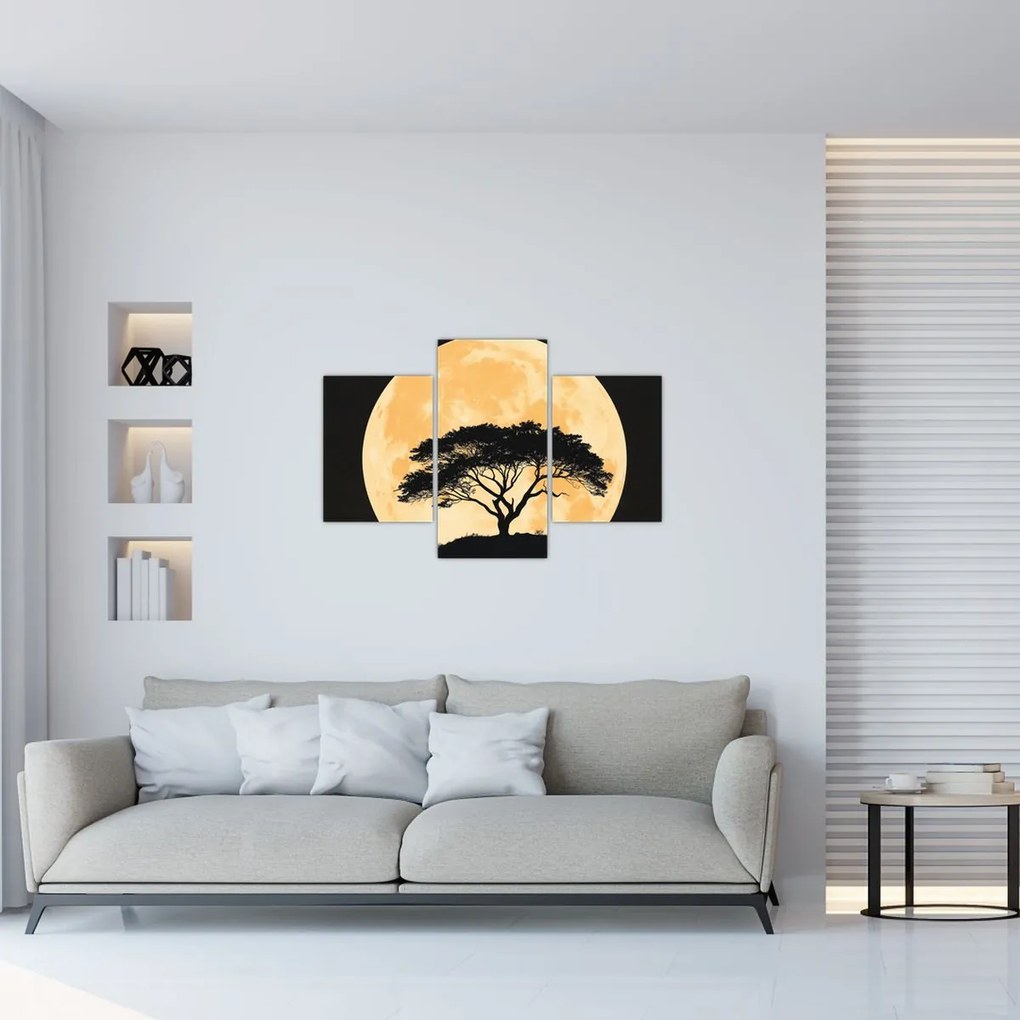 Obraz – Strom v zlatom splne II. (90x60 cm)