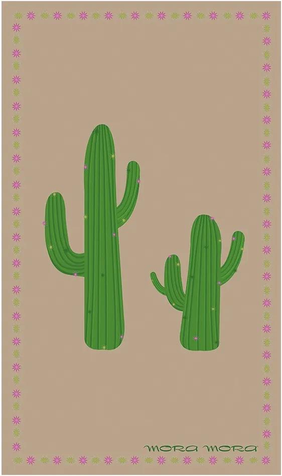 Plážová osuška Cactus hneda