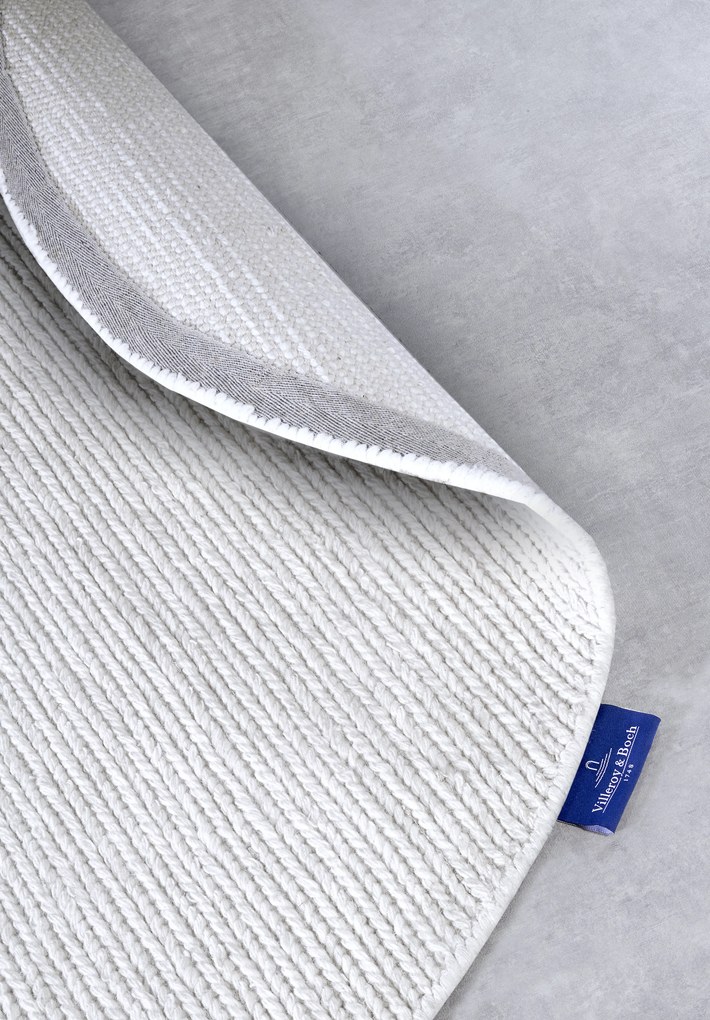 Villeroy & Boch, Kusový koberec Villeroy & Boch 106048 White kruh, 200x200 (priemer) kruh, biela, obývacia izba