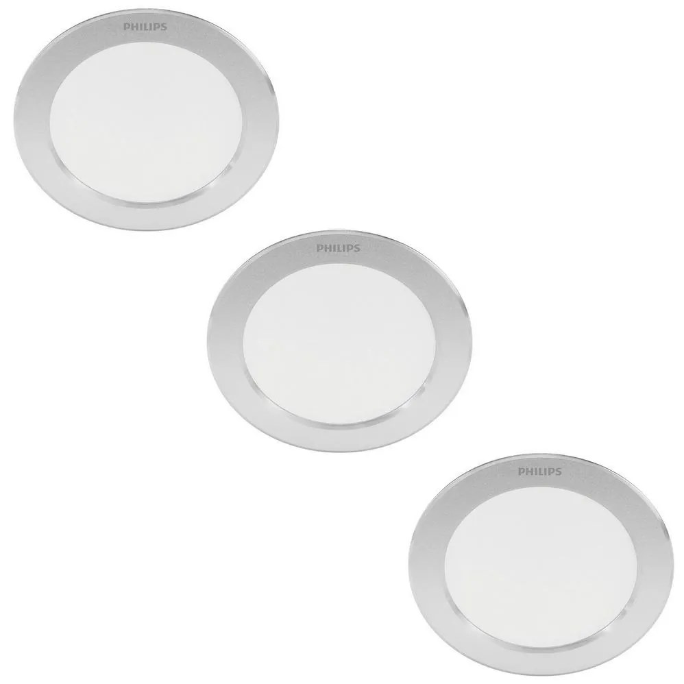Philips - SADA 3x LED Podhľadové svietidlo DIAMOND LED/3,5W/230V 2700K