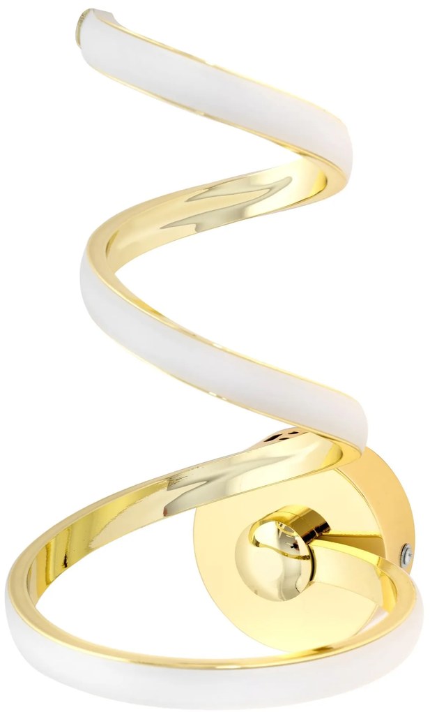 Toolight - LED nástenná lampa SPRING UP APP830-W, zlatá, OSW-09182