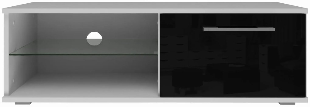 TV stolík RTV SAMOS 100 cm čierny lesk