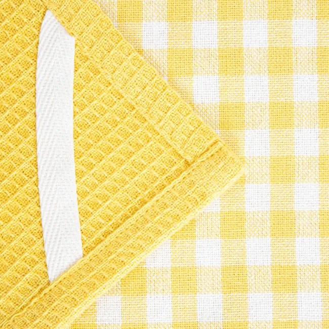 Sada kuchynských utierok ALAMBRA žltá / biela 766343