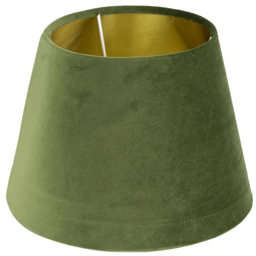 Tienidlo na lampu v zelenkavej farbe - 30 * 30 * 21cm
